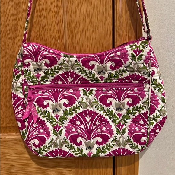 Vera Bradley Pink and Green Shoulder Bag - Picture 3 of 6
